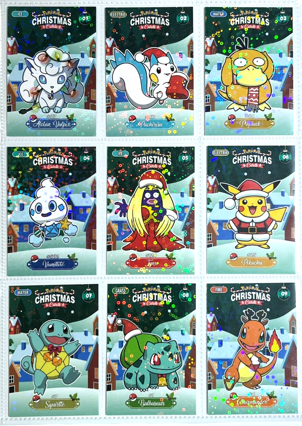 2024 POKEMON HOLIDAY CARDS Full Set 150/150 TCG Peru Christmas GENGAR PIKACHU 2024 POKEMON HOLIDAY CARDS Full Set 150/150 TCG Peru Christmas GENGAR PIKACHU