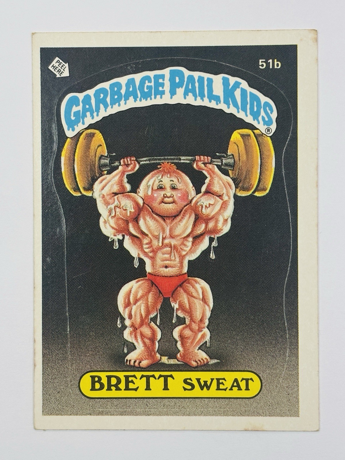 1985 Topps Garbage Pail Kids -Series 2 -Matte #51b BRETT SWEAT (VG) SEE PICS