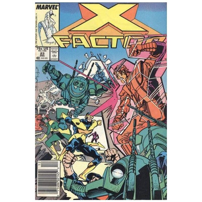 X-Factor (1986 series) #23 Newsstand in Very Fine + condition. Marvel comics [j~