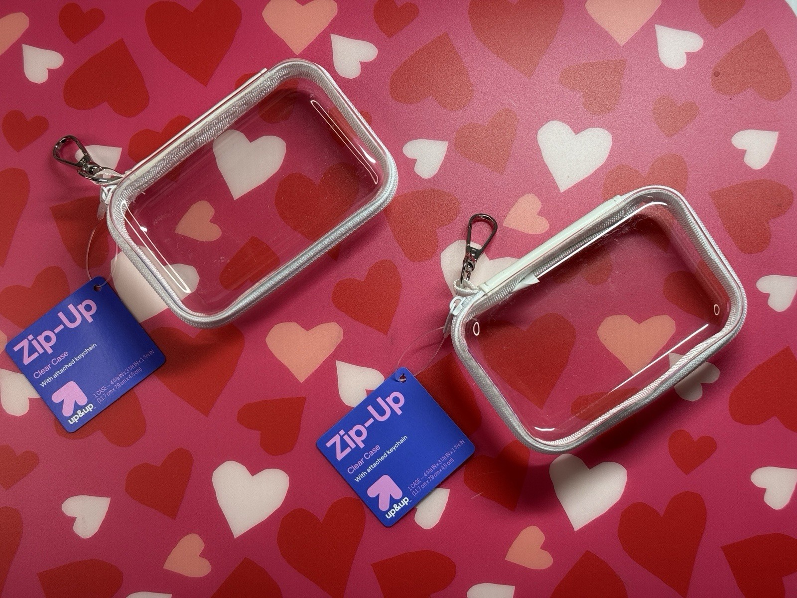 Target Up & Up Brand Mini Hard-Sided Case Keychain Set of 2