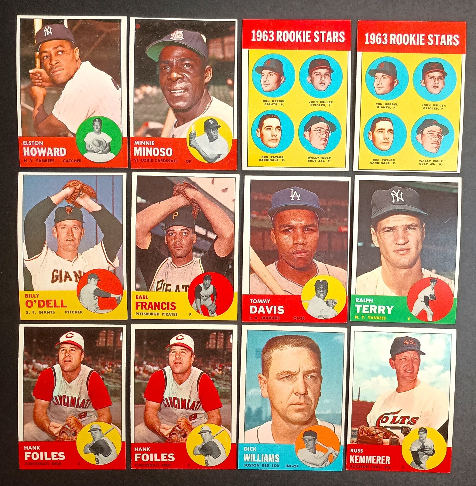 1963 Topps Baseball - Choose Your Card - 10% Discount - Ex to EX+ #251-#576