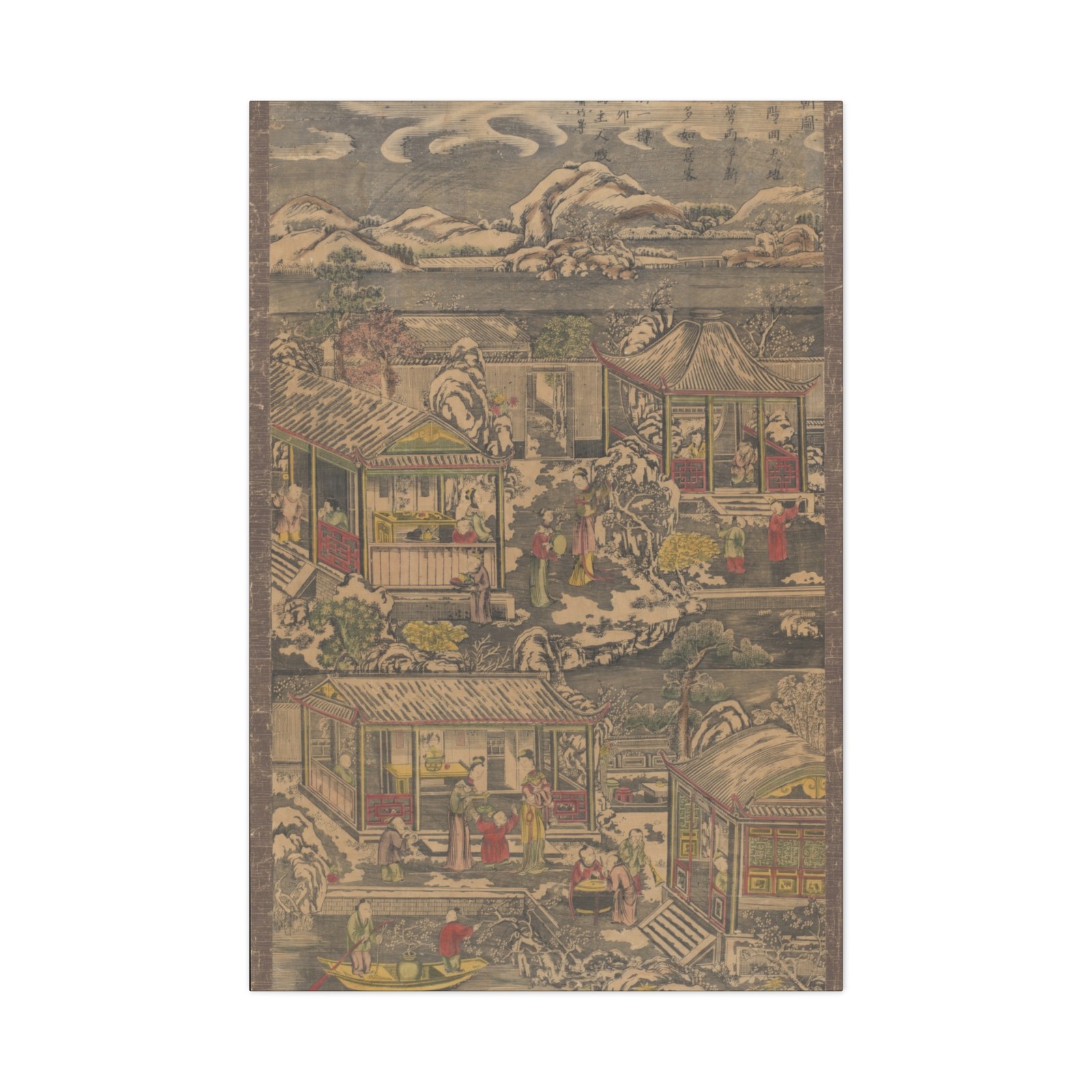 unknown - New Year’s Day - 1747 - Canvas Wall Art unknown - New Year’s Day - 1747 - Canvas Wall Art