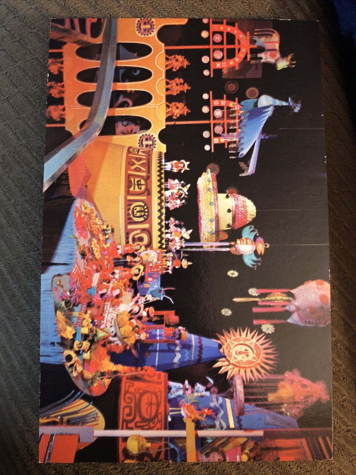 Vintage Disneyland Latin America-It’s A Small World Post Card c1970s