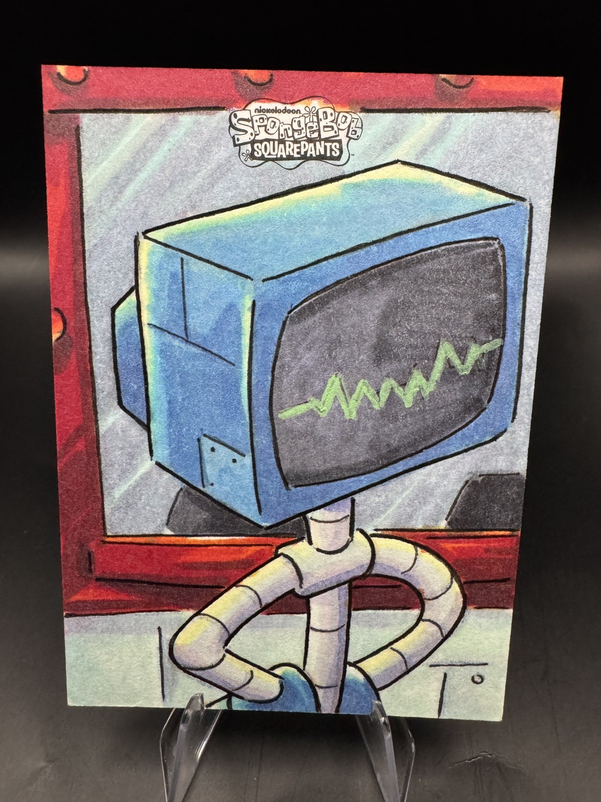 2025 Topps Chrome Spongebob Karen 1/1 Sketch Card 2025 Topps Chrome Spongebob Karen 1/1 Sketch Card