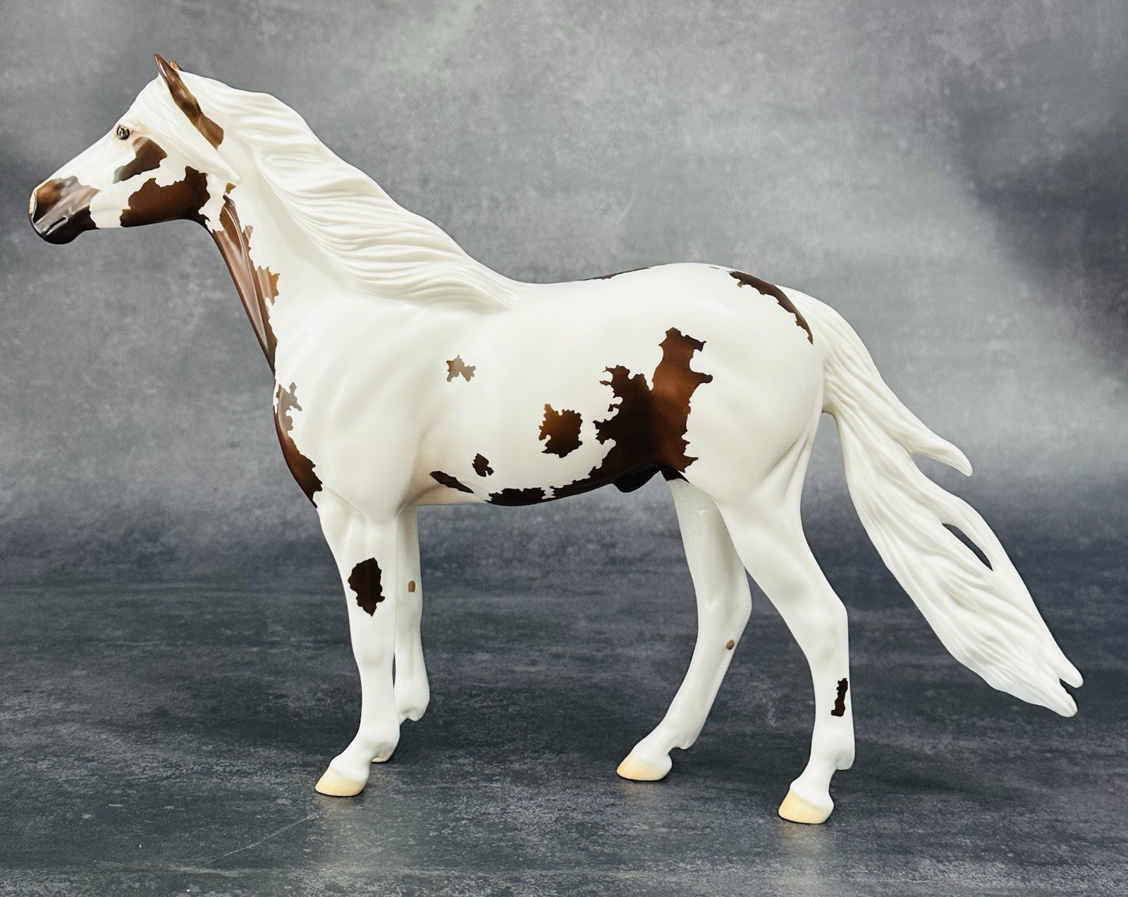 Peter Stone DAH 2018 Mustang Stallion Pinto Beautiful & Unique Peter Stone DAH 2018 Mustang Stallion Pinto Beautiful & Unique