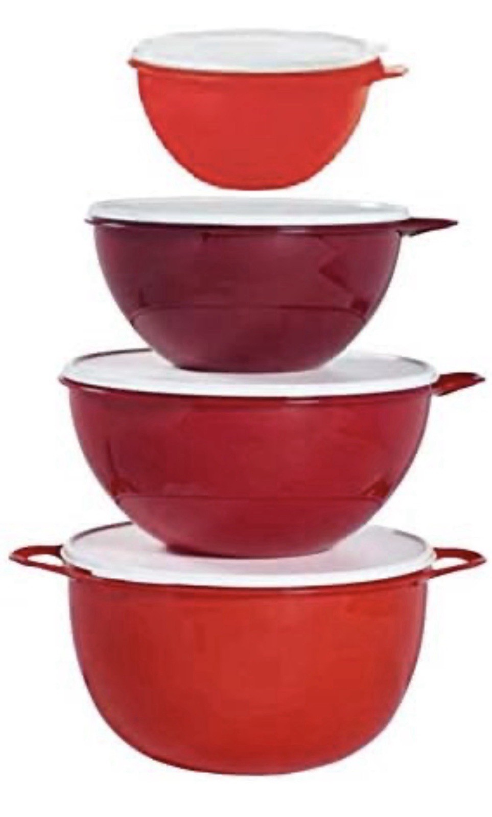 Tupperware Thatsa Bowl Set 4 Mega Medium Junior Regular NEW Tupperware Thatsa Bowl Set 4 Mega Medium Junior Regular NEW