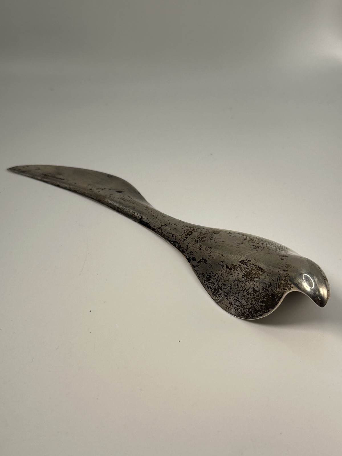 Georg Jensen Allan Scharff Silver Bird Sculptural Letter Opener Georg Jensen Allan Scharff Silver Bird Sculptural Letter Opener
