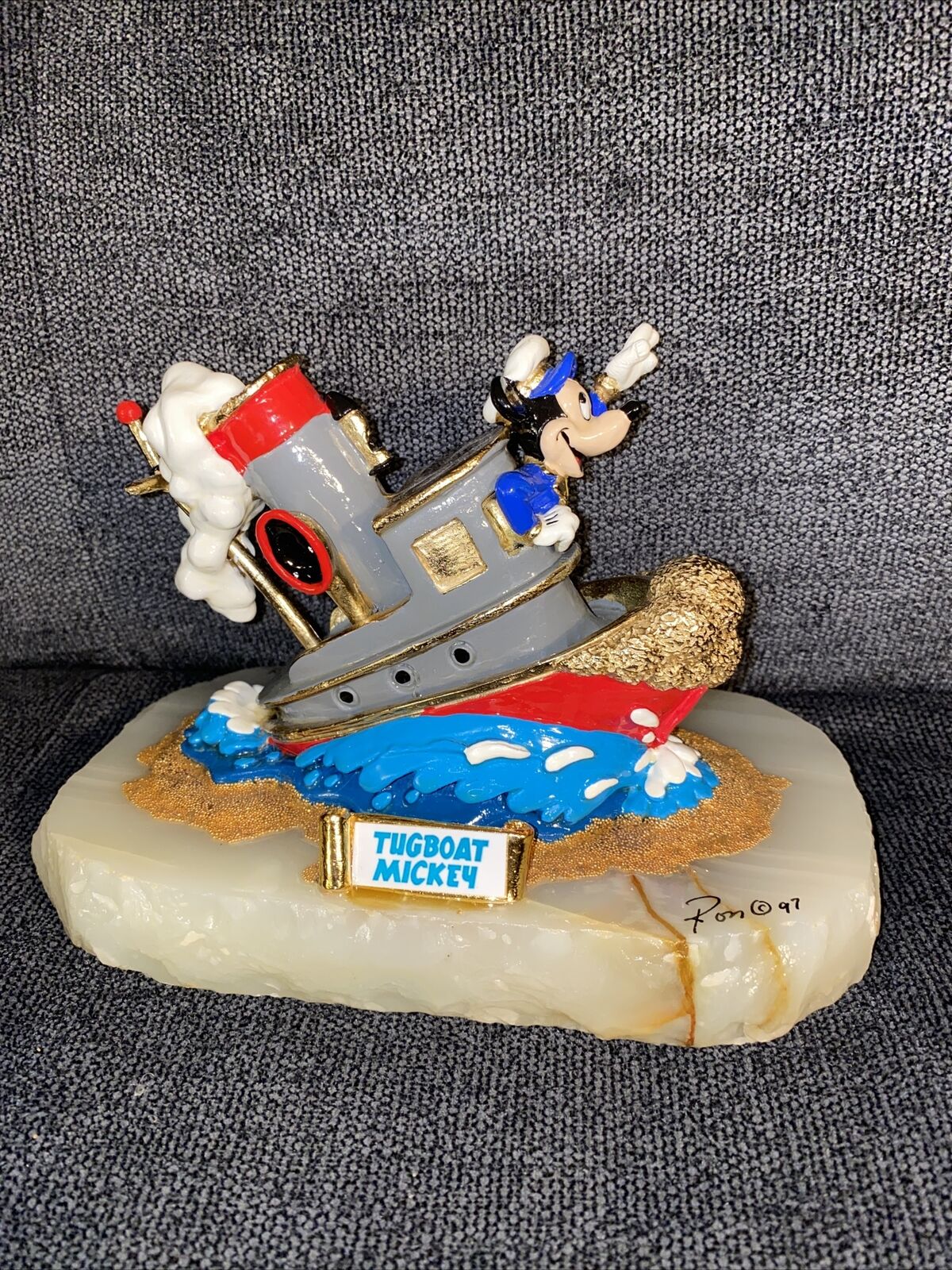 RARE RON LEE Disney 1993 Tugboat Mickey LE# 597/2750