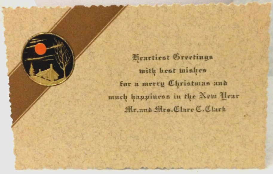 SHREVEPORT, LA. MERRIEST GREETINGS- Personalized Card Mr. & Mrs. Clare C. Clark SHREVEPORT, LA. MERRIEST GREETINGS- Personalized Card Mr. & Mrs. Clare C. Clark