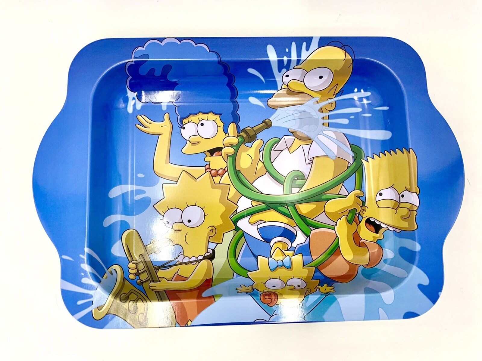Simpsons Family Backwoods Rolling Tray Metal Premium USA Ship