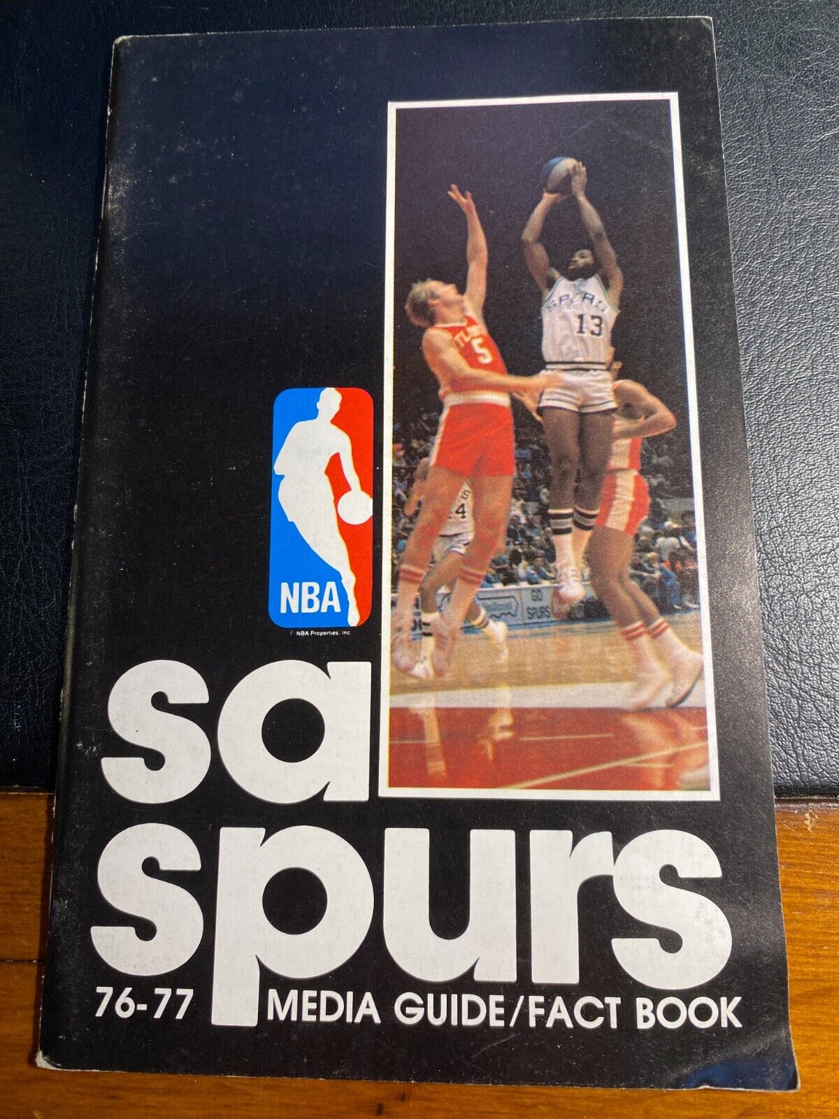 1976-77 San Antonio Spurs Media Guide Fact Book NBA Basketball