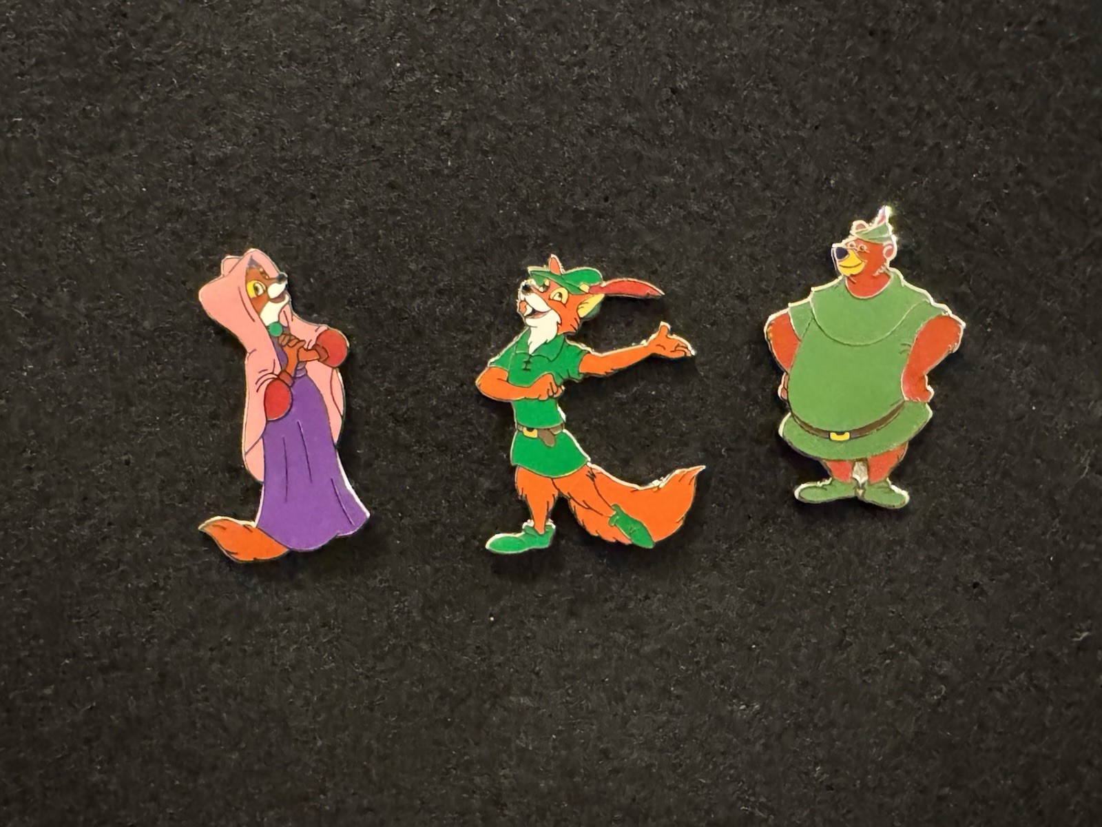 Disney Robin Hood Maid Marian And Little John Pins Disney Robin Hood Maid Marian And Little John Pins