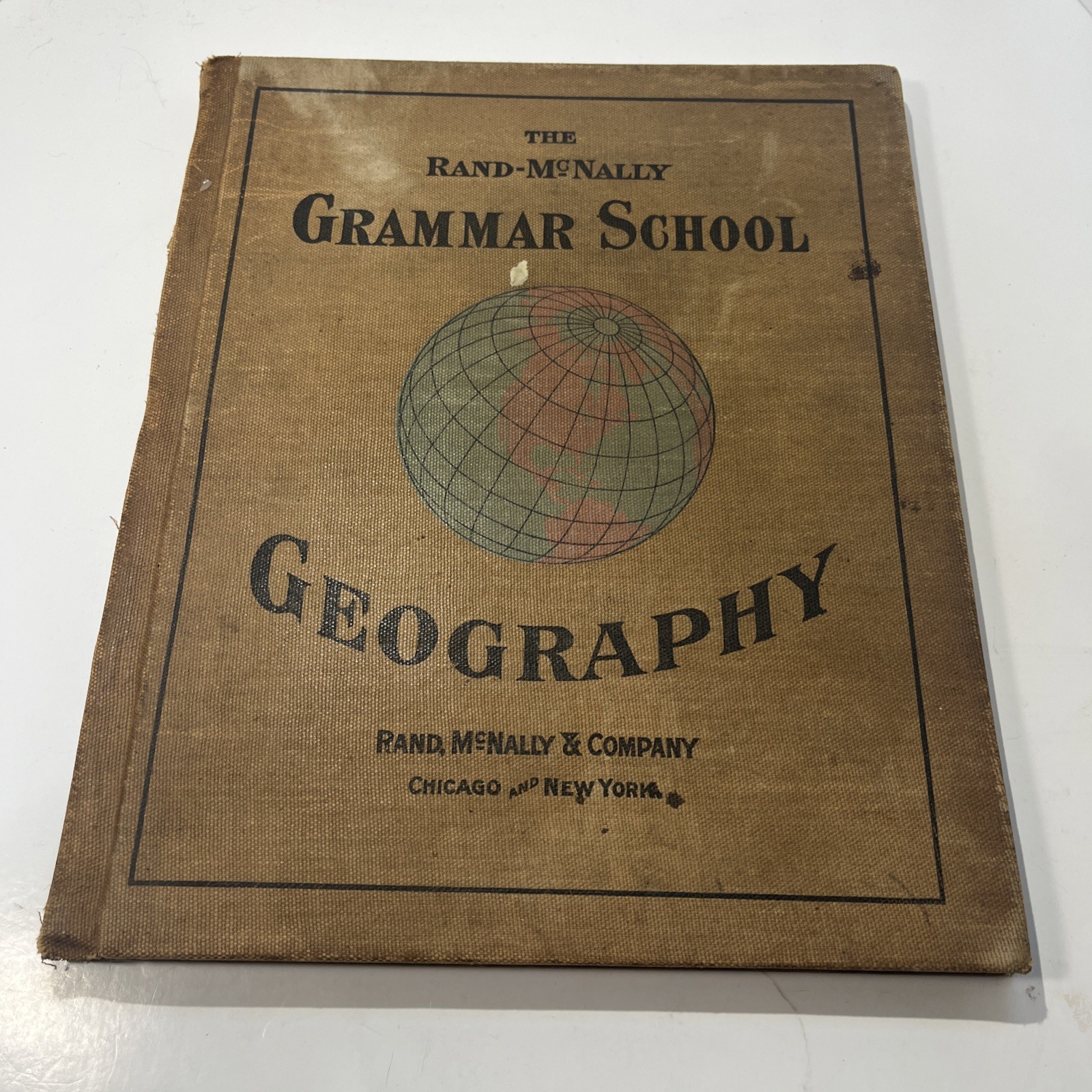 Rand McNally Grammar School Geography 1894 Vintage
