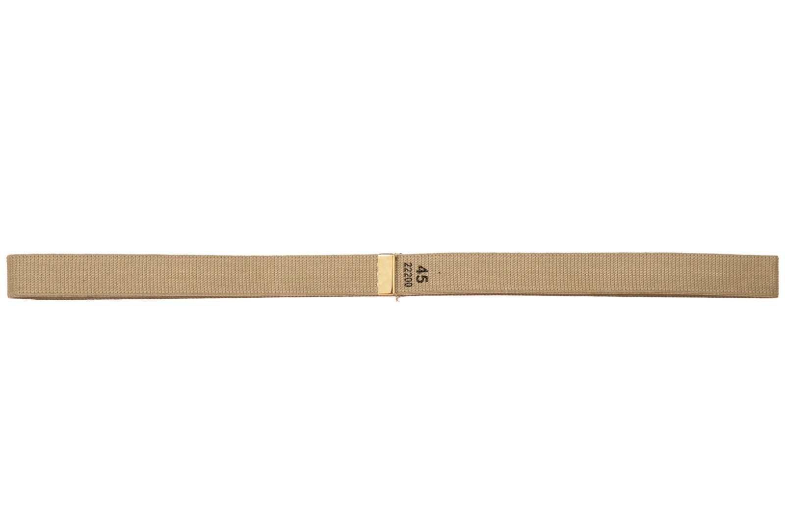 USMC Khaki Dress Belt Size 45 Belt Only No Buckle Marine Corps