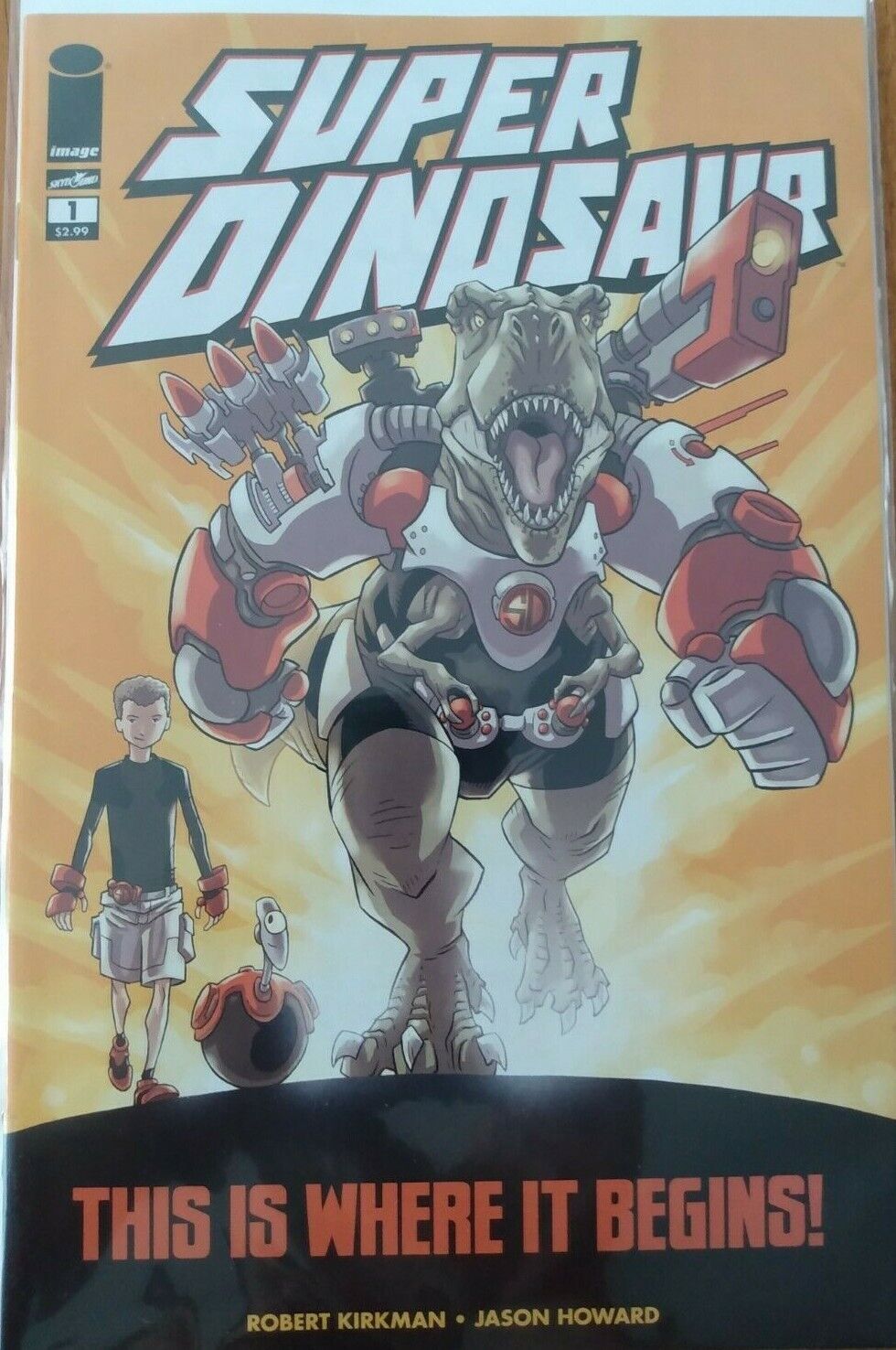 Super Dinosaur #1 Image 2011 Comic Book NM
