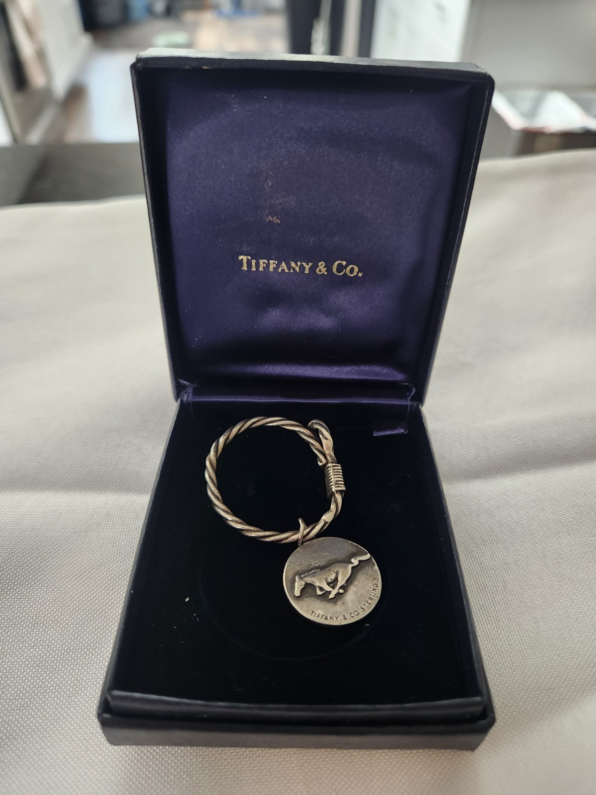 1964 TIFFANY & CO STERLING SILVER FORD MUSTANG AWARD W/ROPE & BOX TIFFANY AWARD 1964 TIFFANY & CO STERLING SILVER FORD MUSTANG AWARD W/ROPE & BOX TIFFANY AWARD