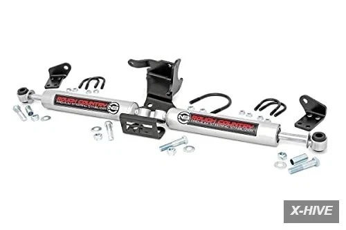 3 Dual Steering Stabiizer Rough Country N3 Stabilizer Wrangler JL Gladiator 3 Dual Steering Stabiizer Rough Country N3 Stabilizer Wrangler JL Gladiator