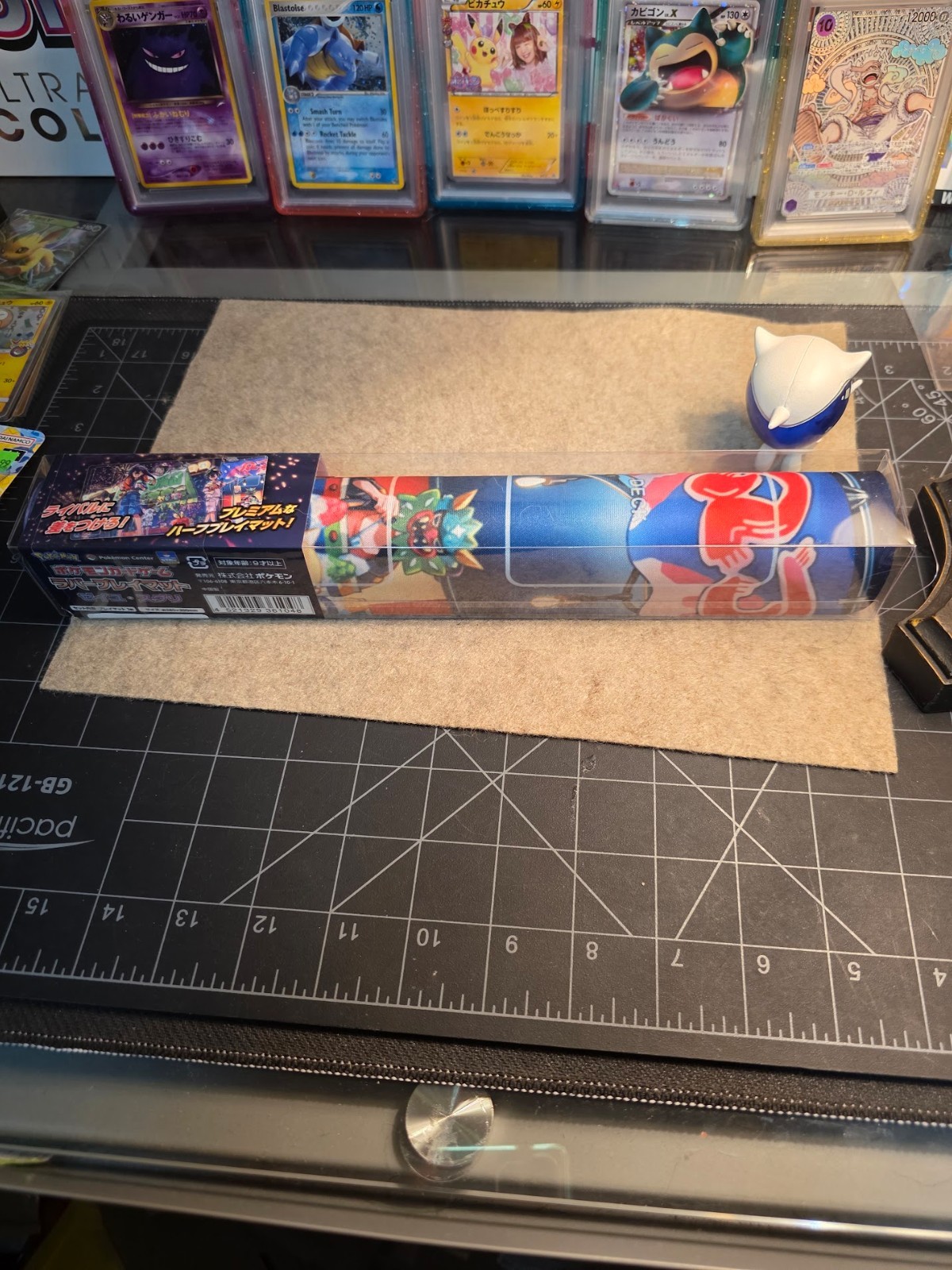 Pokemon Center Card Game Rubber play mat Carmine & Kieran New JP * US SELLER* Pokemon Center Card Game Rubber play mat Carmine & Kieran New JP * US SELLER*