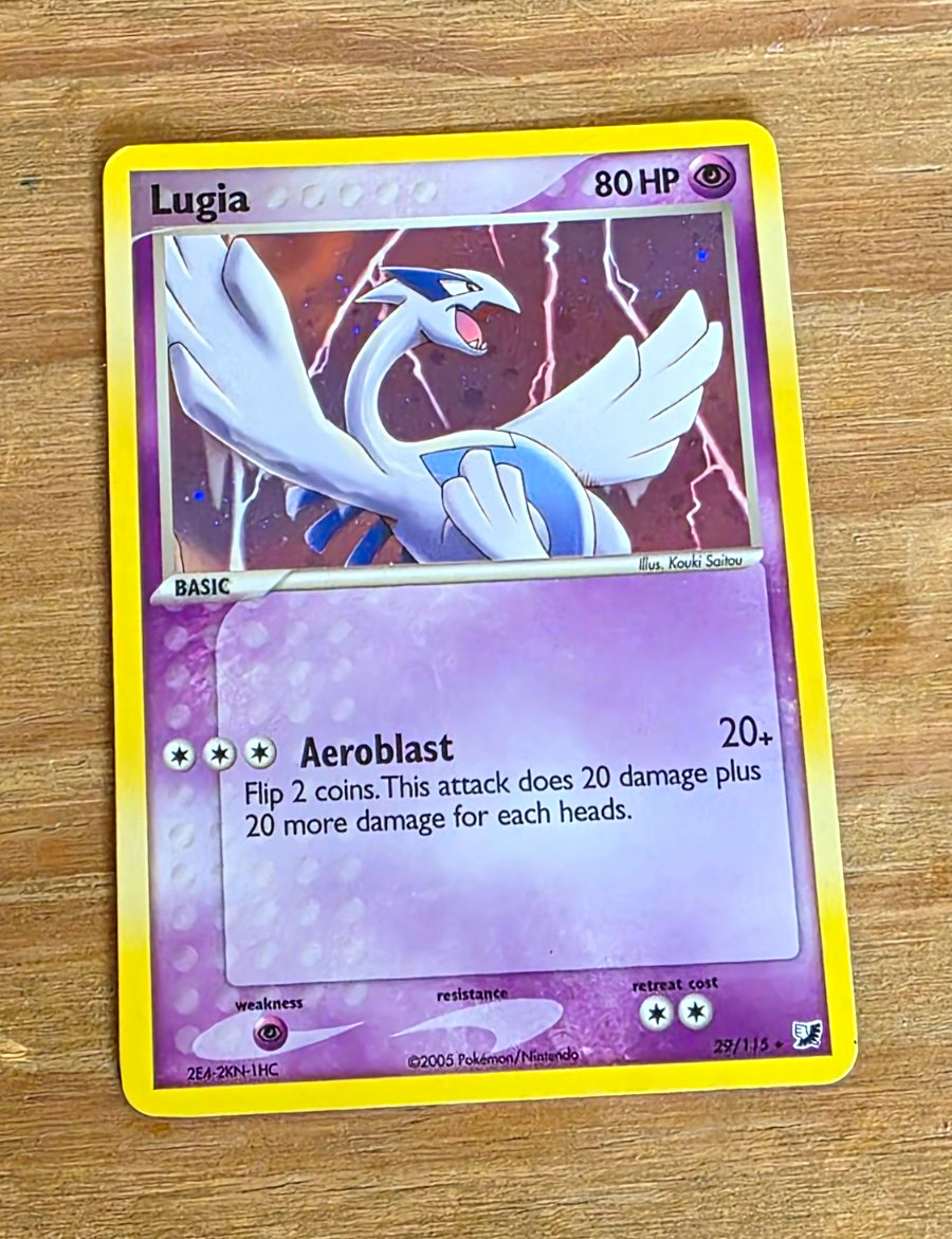 The Pokémon Company Lugia EX Unseen Forces 29/115 80 HP Reverse Holo EN 2005