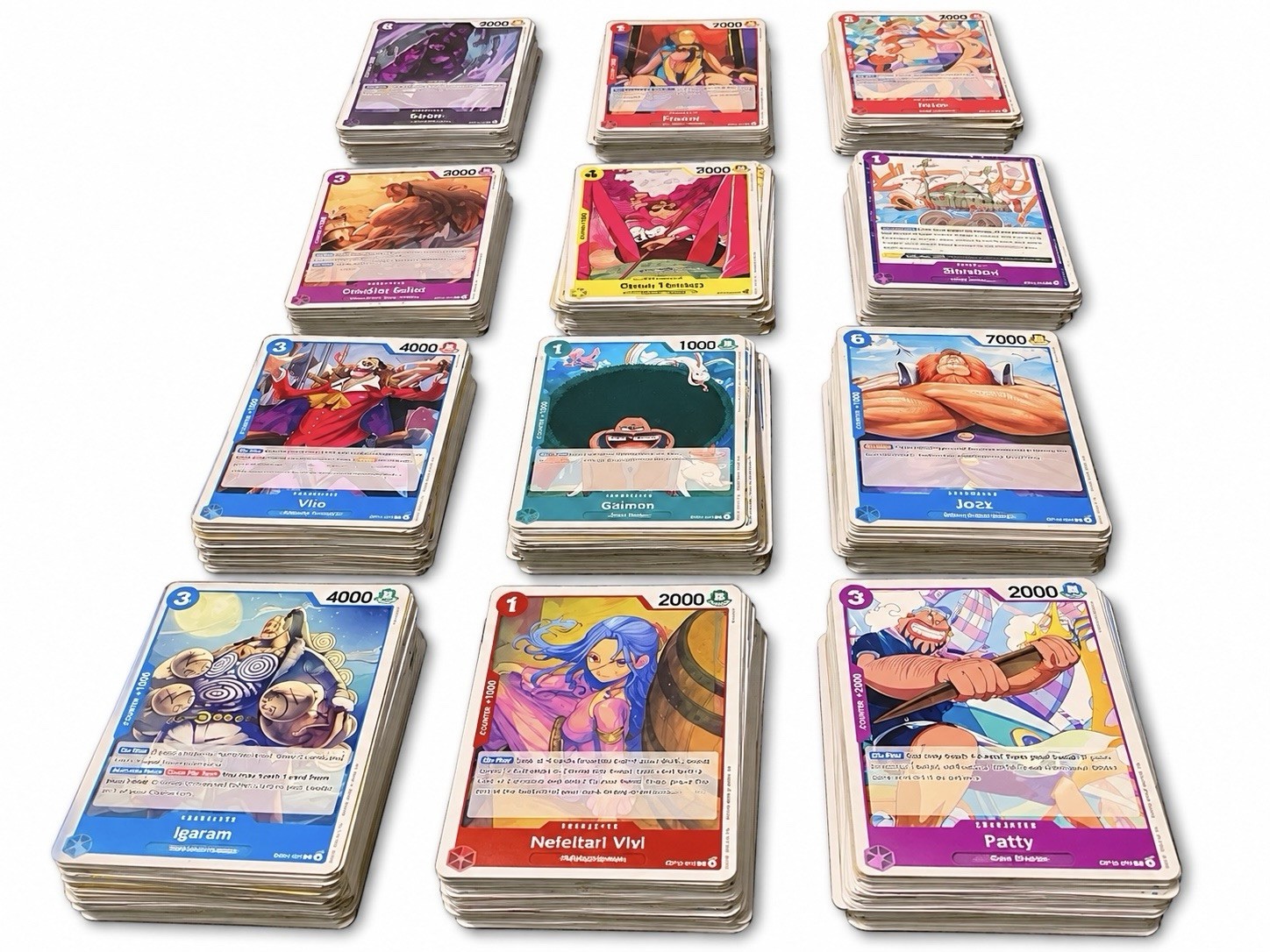 One Piece Card Game 600 Card Bulk Lot Pirate Foils Commons Uncommons Bandai TCG One Piece Card Game 600 Card Bulk Lot Pirate Foils Commons Uncommons Bandai TCG