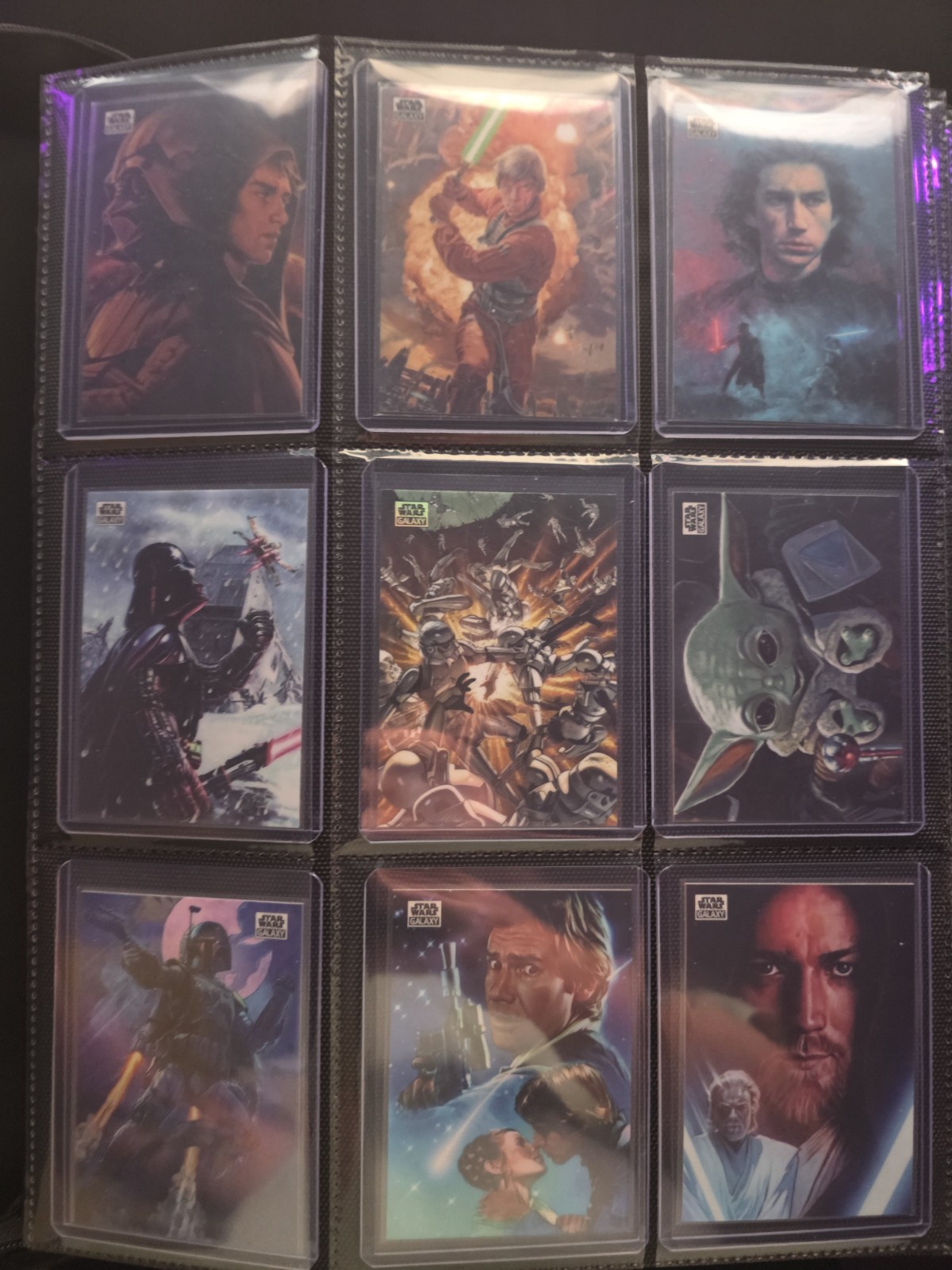 Topps Star Wars Galaxy 2025 Master Set With Binder Topps Star Wars Galaxy 2025 Master Set With Binder