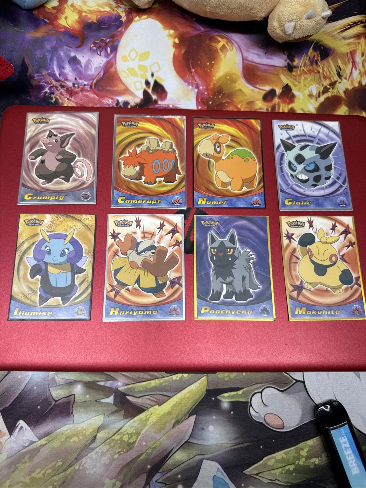 pokémon advanced lot of 8 cards all LP plus free bonus card🔥 pokémon advanced lot of 8 cards all LP plus free bonus card🔥