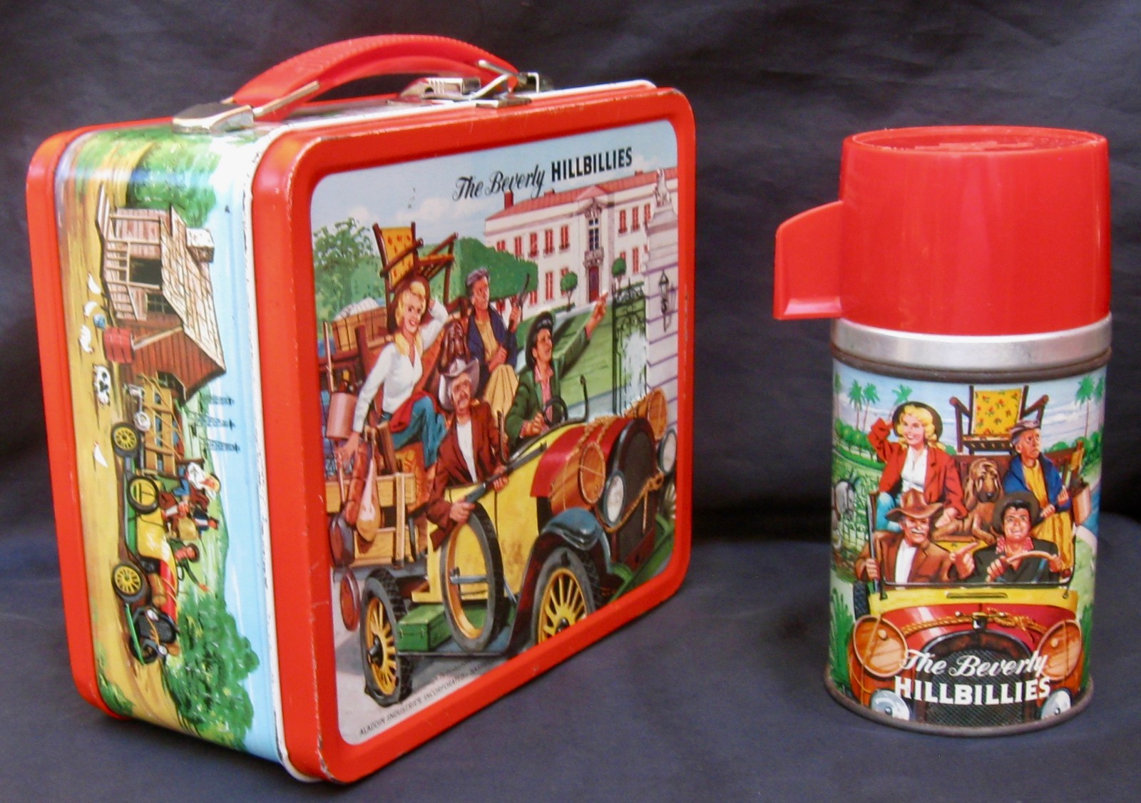Vintage BEVERLY HILLBILLIES Lunchbox & Thermos - TV Sitcom (1963) C-8.5 Awesome