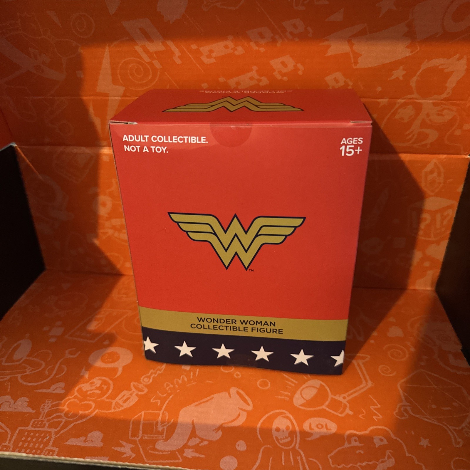 Loot Crate Wonder Woman DC Comics Figure Original 2021 Unopened Box Loot Crate Wonder Woman DC Comics Figure Original 2021 Unopened Box