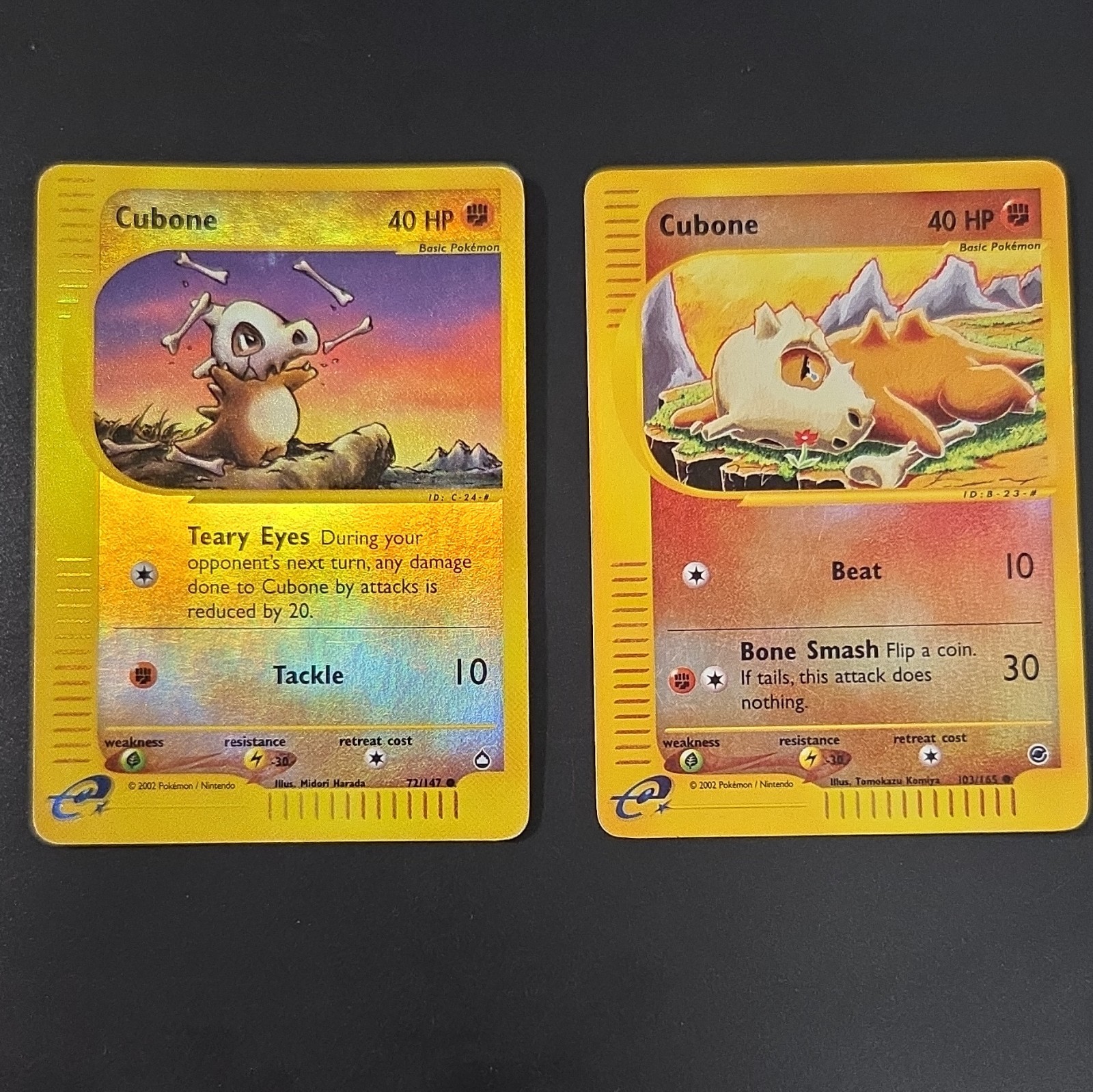 Pokemon TCG Cubone Aquapolis Expedition ENG 2002 71/147 103/165 Reverse Holo Pokemon TCG Cubone Aquapolis Expedition ENG 2002 71/147 103/165 Reverse Holo