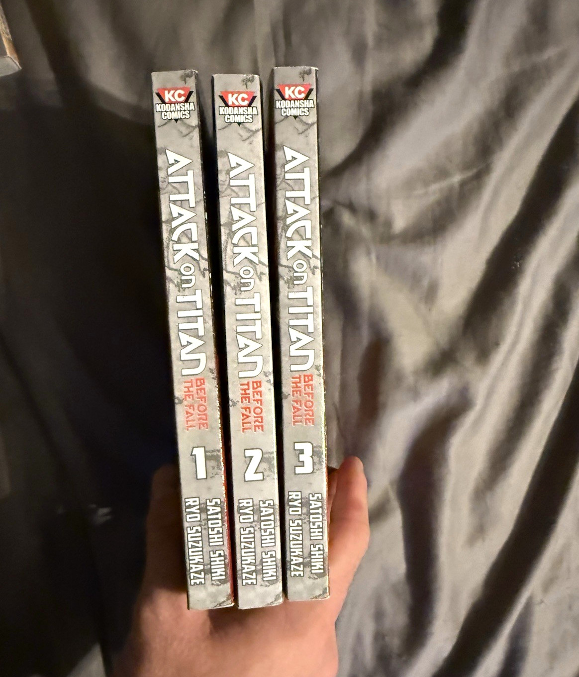 Kodansha Attack on Titan: Before the Fall Manga Lot Vols 1-3 English SC Kodansha Attack on Titan: Before the Fall Manga Lot Vols 1-3 English SC