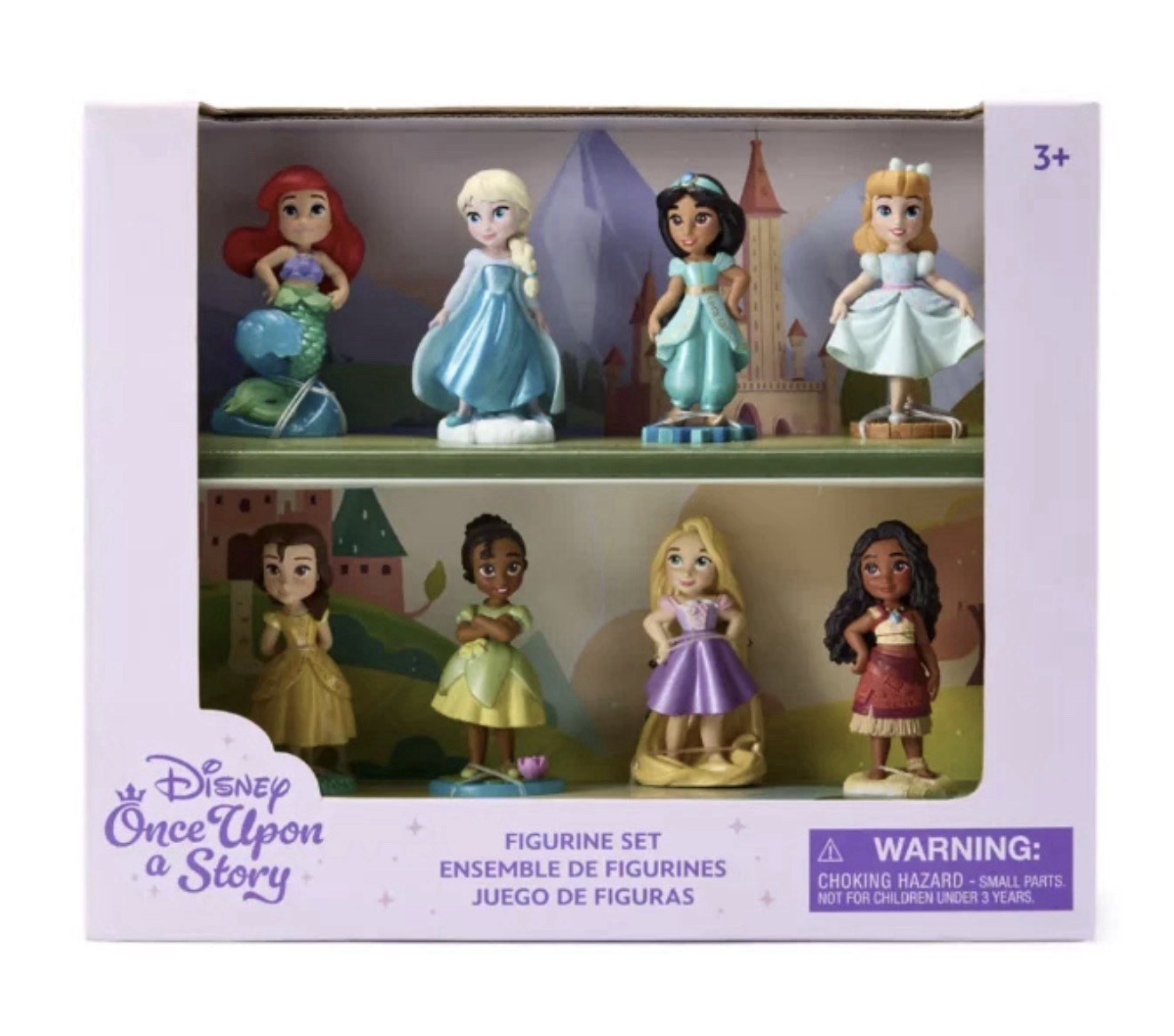 Disney Parks Once Upon a Story Figure Set Toy Princesses New with Tag