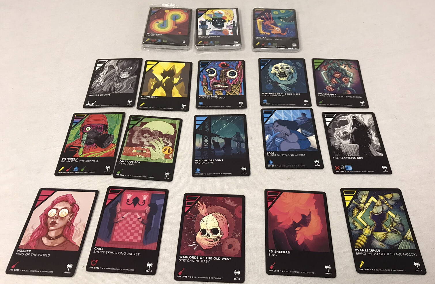 Dropmix cards Lot Of 4 Packs 2017 Harmonix Hasbro cards 3 Sealed Dropmix cards Lot Of 4 Packs 2017 Harmonix Hasbro cards 3 Sealed