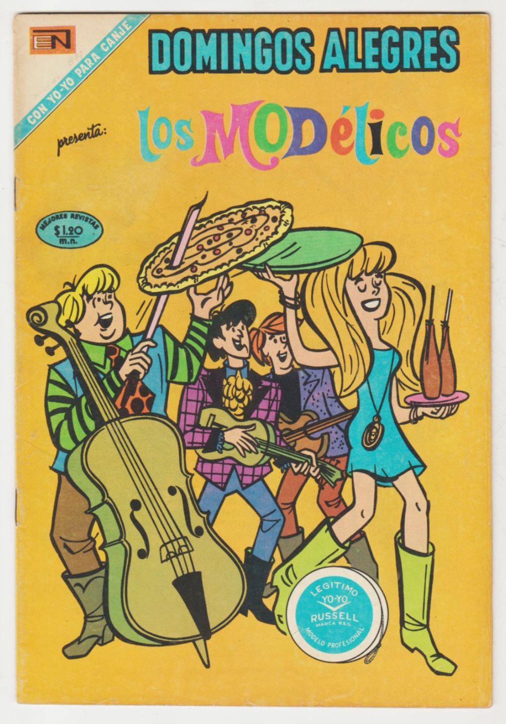 THE MODNIKS #2 IN SPANISH NOVARO MEXICO 1971 DOMINGOS ALEGRES 877 THE MODNIKS #2 IN SPANISH NOVARO MEXICO 1971 DOMINGOS ALEGRES 877