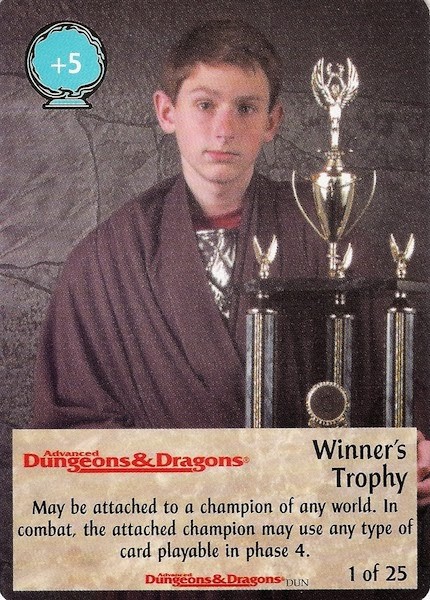 Spellfire - DUNGEONS Chase #01 - DUc/01 - Winners Trophy - NEW Winner\'s Trophy