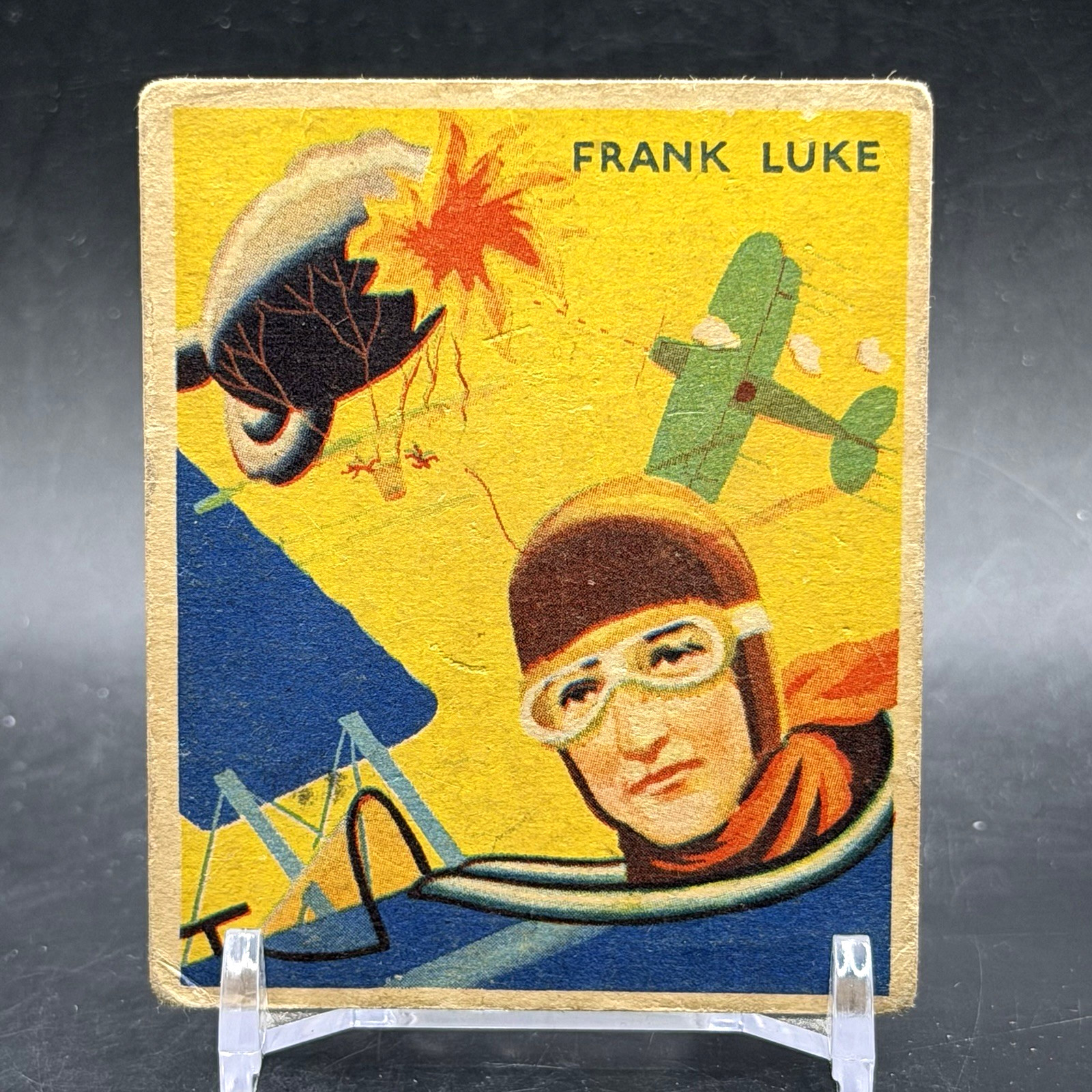 1933 National Chicle Sky Birds #12 Frank Luke Vintage Non Sport Trading Card 1933 National Chicle Sky Birds #12 Frank Luke Vintage Non Sport Trading Card