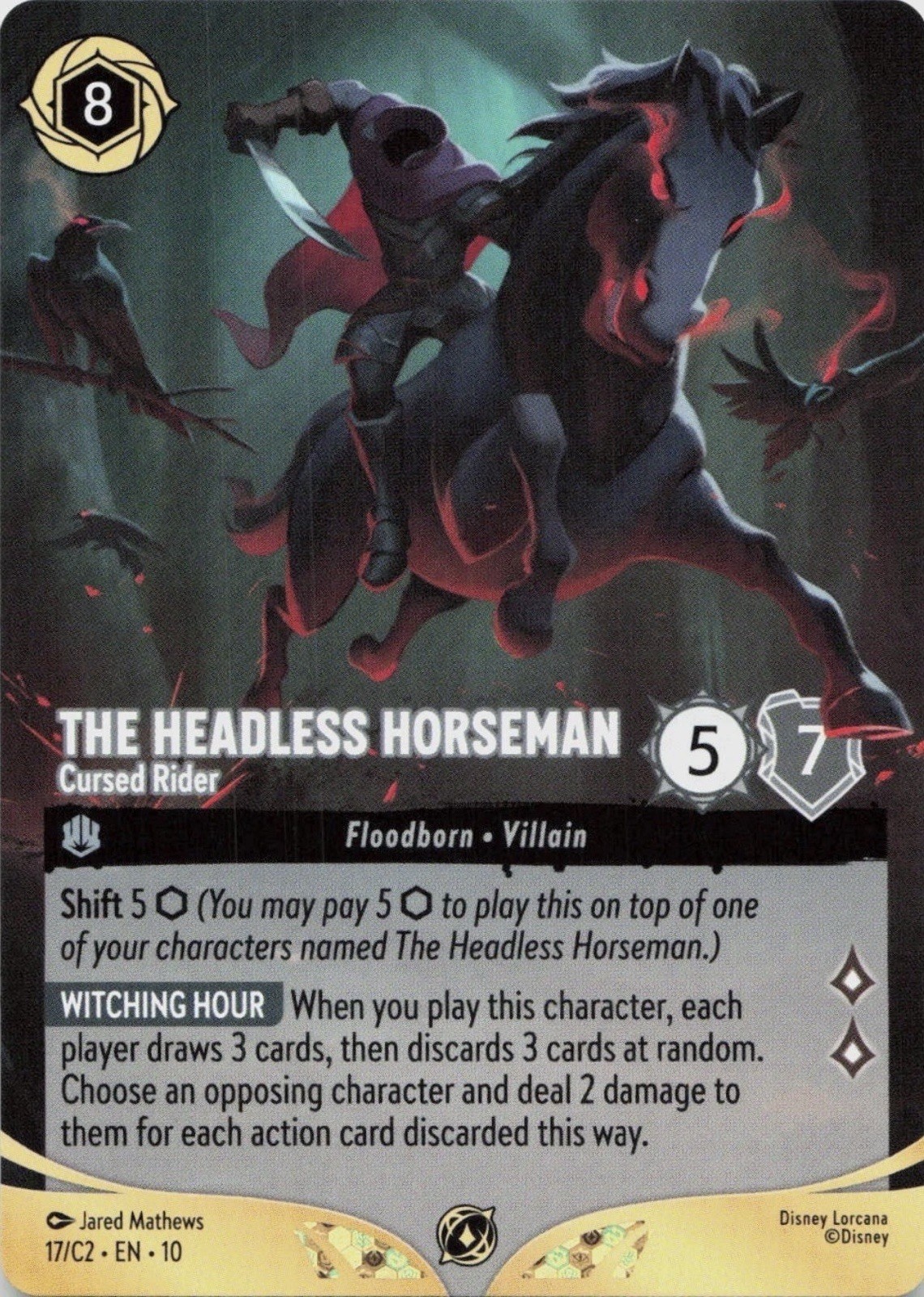 Disney Lorcana Championship THE HEADLESS HORSEMAN - Cursed Rider EX14