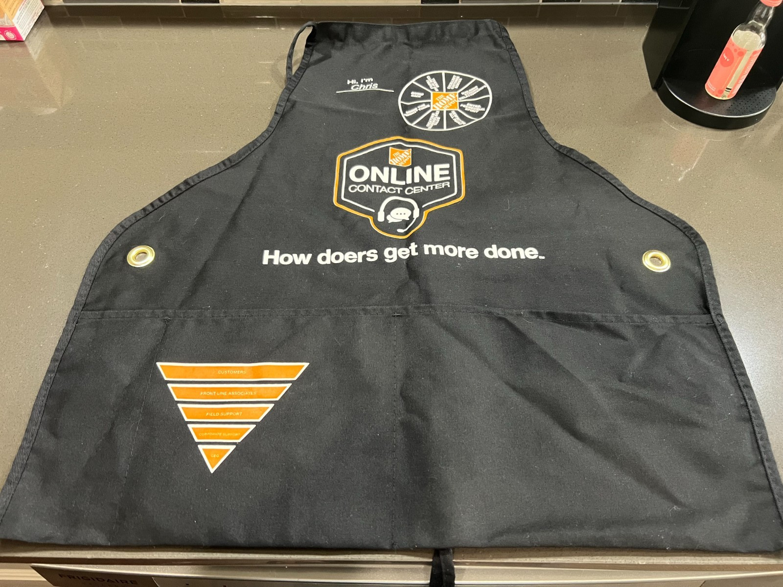 Home Depot Employee Apron - RARE BLACK OCC Contest Winner Apron - NEW Home Depot Employee Apron - RARE BLACK OCC Contest Winner Apron - NEW