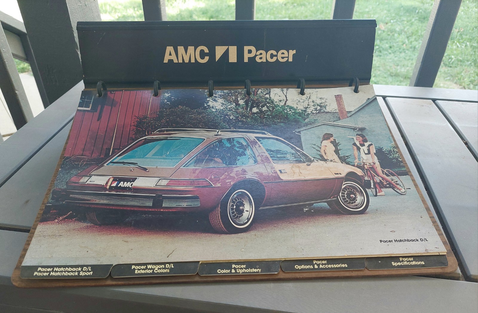 Vintage 1970s AMC PACER DEALER DISPLAY SIGN SHOWROOM ADVERTISING RAMBLER Vintage 1970s AMC PACER DEALER DISPLAY SIGN SHOWROOM ADVERTISING RAMBLER