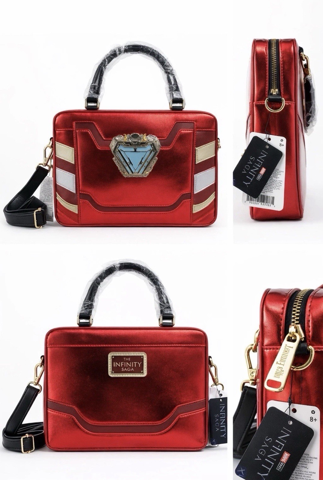 Official Loungefly Iron Man Infinity Saga Marvel Studios Lady’s Bag New W Tag Official Loungefly Iron Man Infinity Saga Marvel Studios Lady’s Bag New W Tag