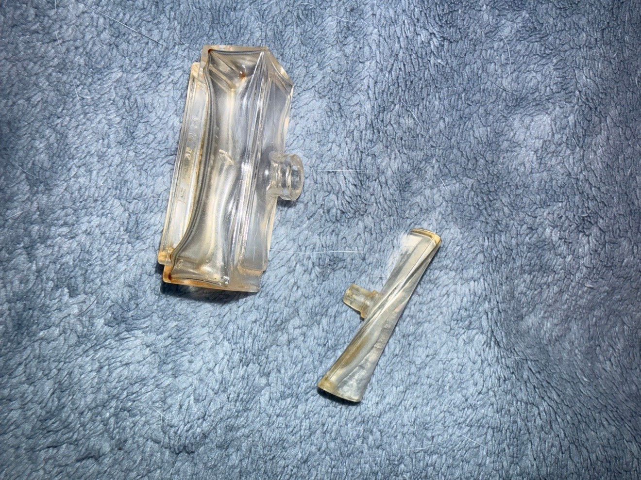 Vintage French Miniature Perfume Bottle EMPTY Made in France 4ml Bar Stopper Vintage French Miniature Perfume Bottle EMPTY Made in France 4ml Bar Stopper