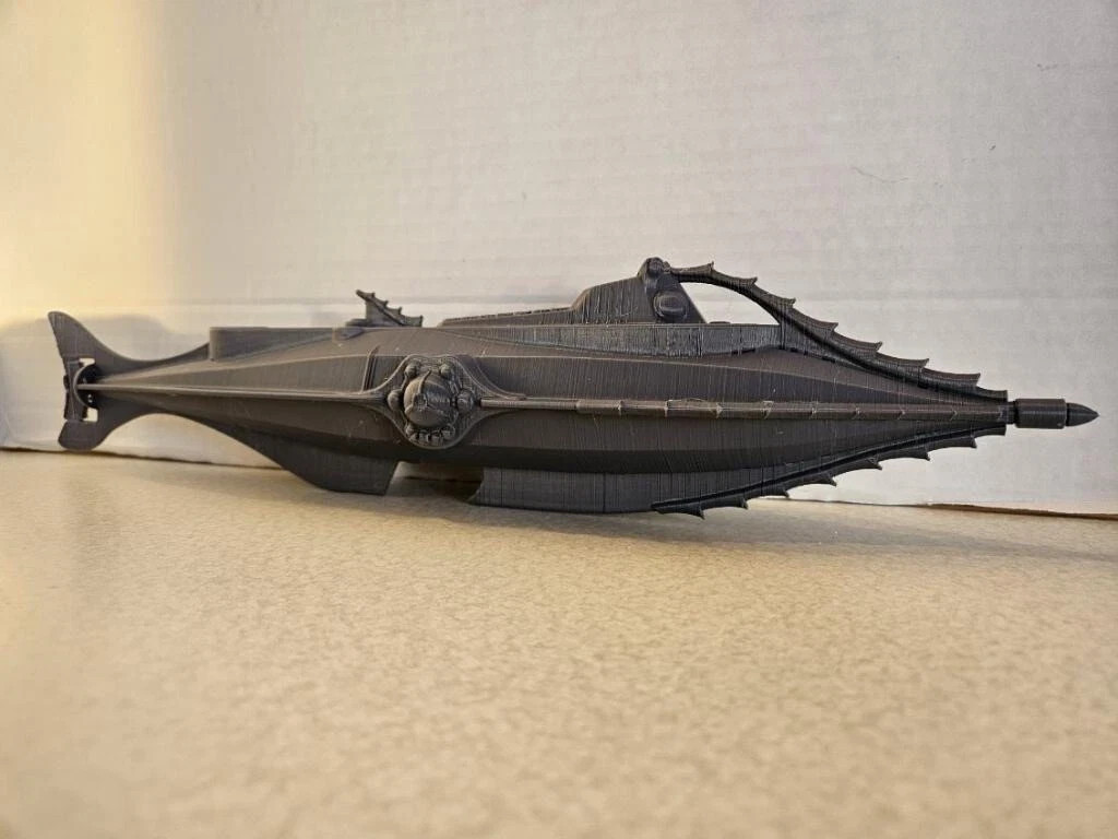 3d printed Nautilus Submarine 10in Model Replica 20,000 Leagues Collectible 3d printed Nautilus Submarine 10in Model Replica 20,000 Leagues Collectible