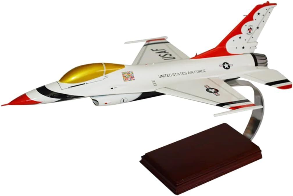 USAF McDonnell Douglas F-16 Falcon Thunderbirds Desk Jet 1/48 Model SC Airplane USAF McDonnell Douglas F-16 Falcon Thunderbirds Desk Jet 1/48 Model SC Airplane