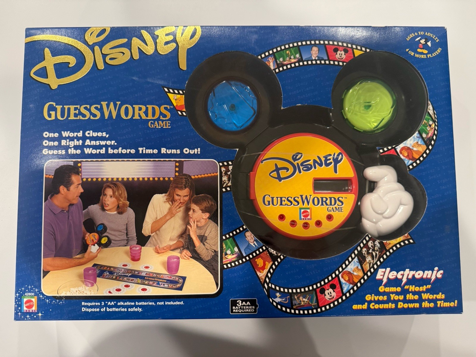 Disney Guess Words Electronic Board Game Sealed Mattel #42800 Disney Guess Words Electronic Board Game Sealed Mattel #42800