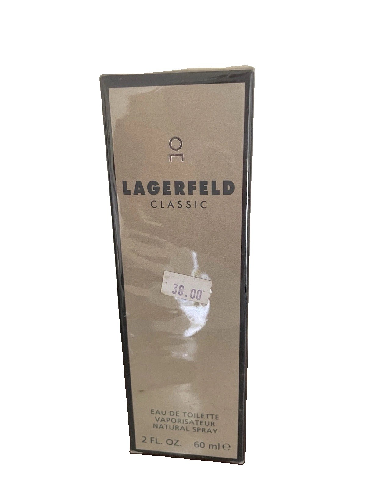 Vintage Lagerfeld Classic EDT Natural Spray 2 Oz. Factoty Sealed