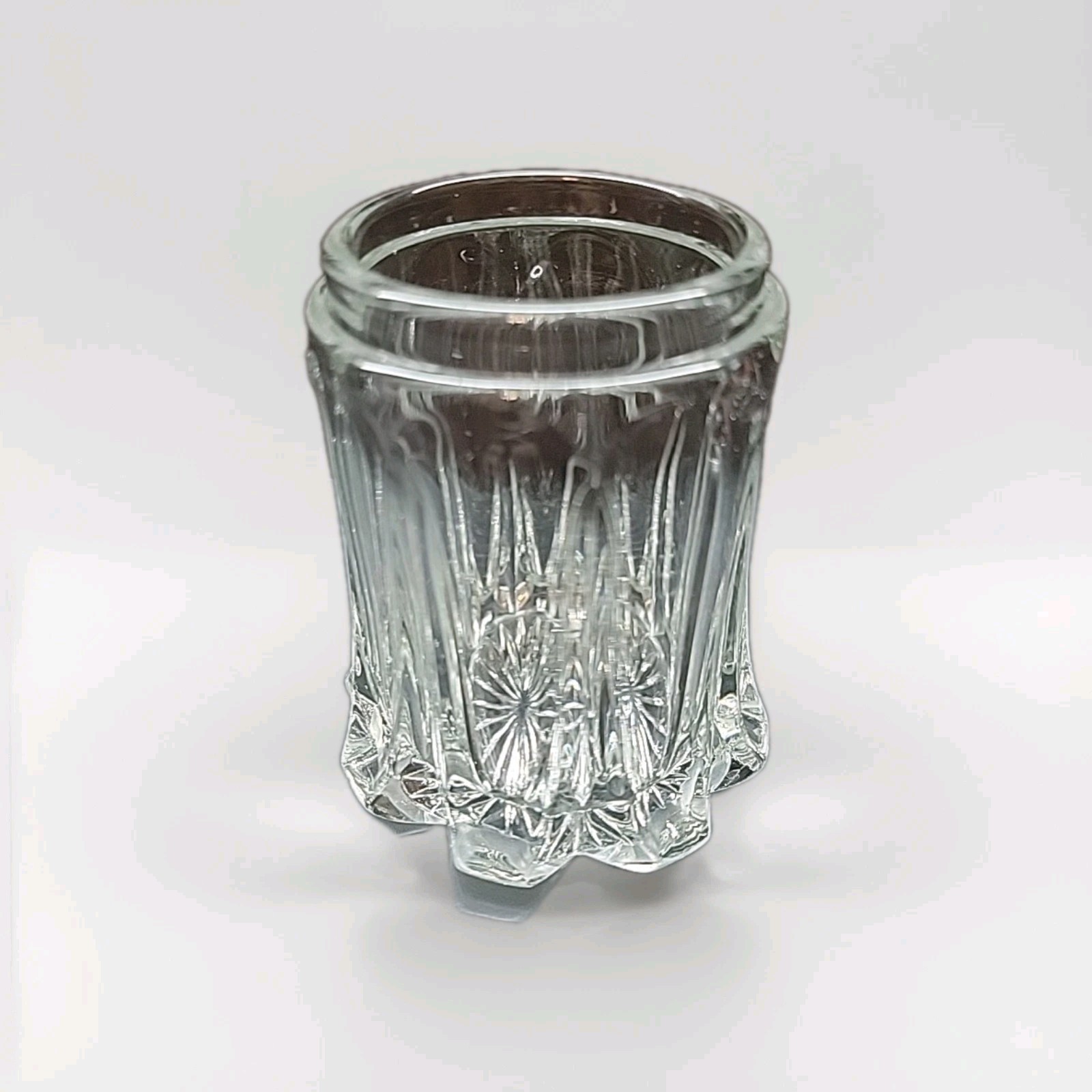 Antique Fostoria Glass Co Long Buttress Tobacco Dresser Jar – (No Lid) Antique Fostoria Glass Co Long Buttress Tobacco Dresser Jar – (No Lid)