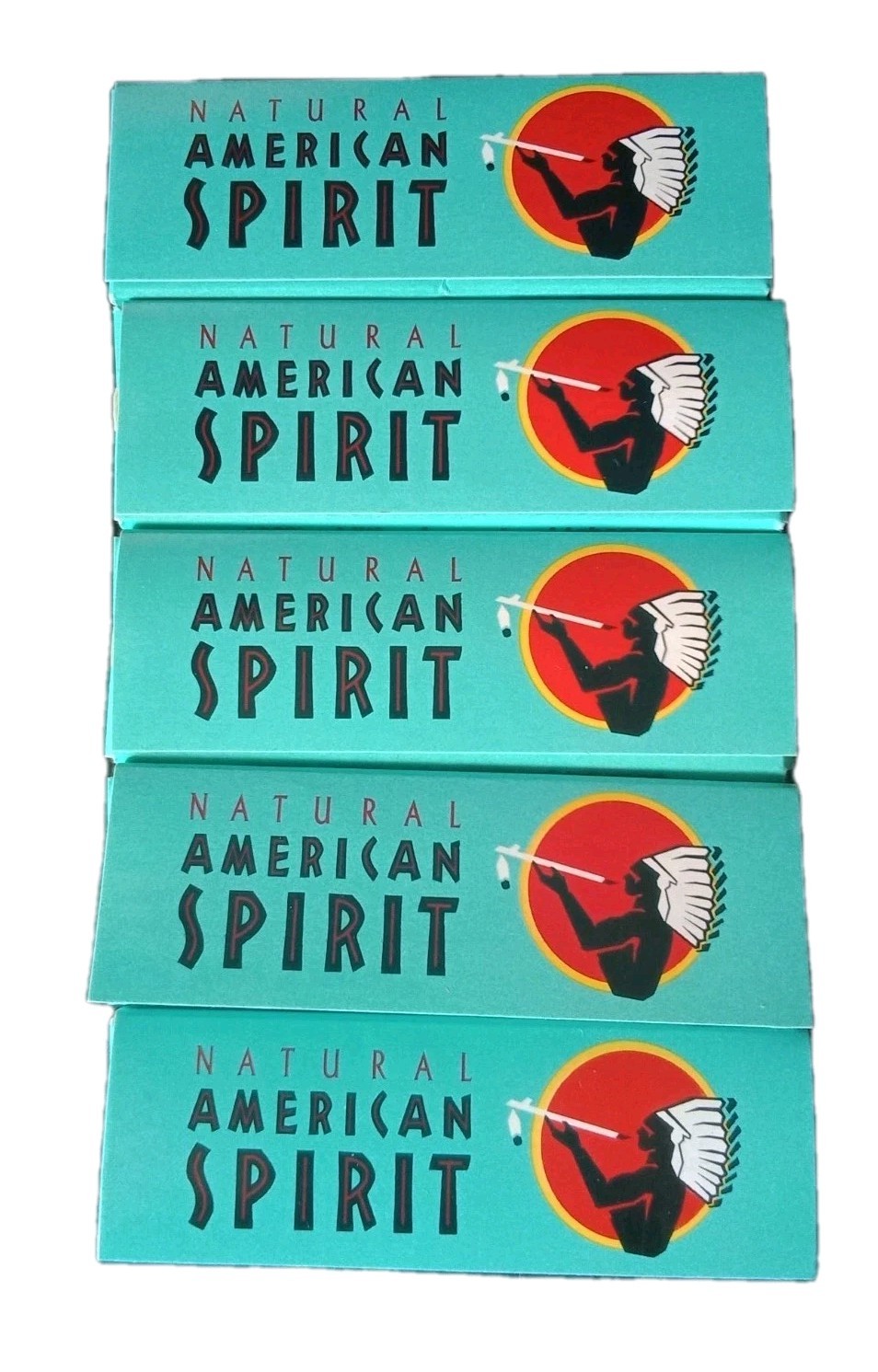 Vintage Natural American Spirit Lot of 5 Packs of 50 Sheets Each Rolling Papers Vintage Natural American Spirit Lot of 5 Packs of 50 Sheets Each Rolling Papers