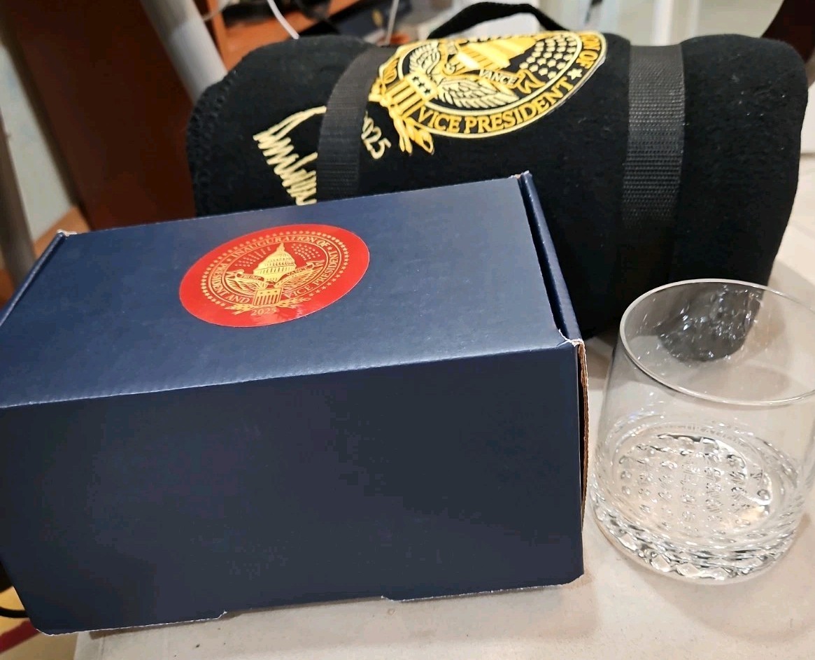 INAUGURATION of President Trump Vance Whiskey Glasses SET OF 2 PLUS READ INAUGURATION of President Trump Vance Whiskey Glasses SET OF 2 PLUS READ