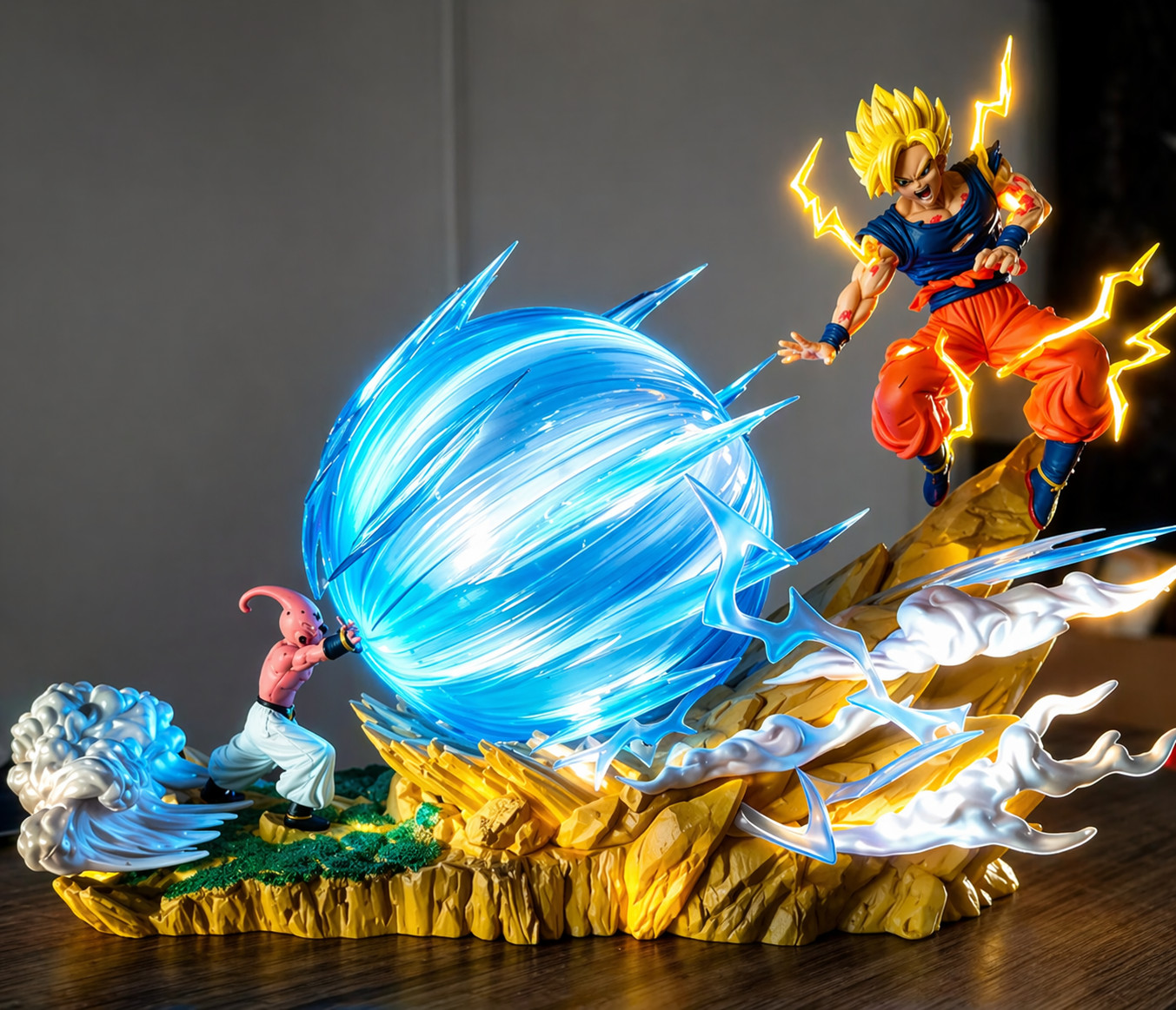 Anime Dragon Ball Z Son Goku Vs Majin Buu Figure Gk Statue Action Toy New 22Cm Anime Dragon Ball Z Son Goku Vs Majin Buu Figure Gk Statue Action Toy New 22Cm