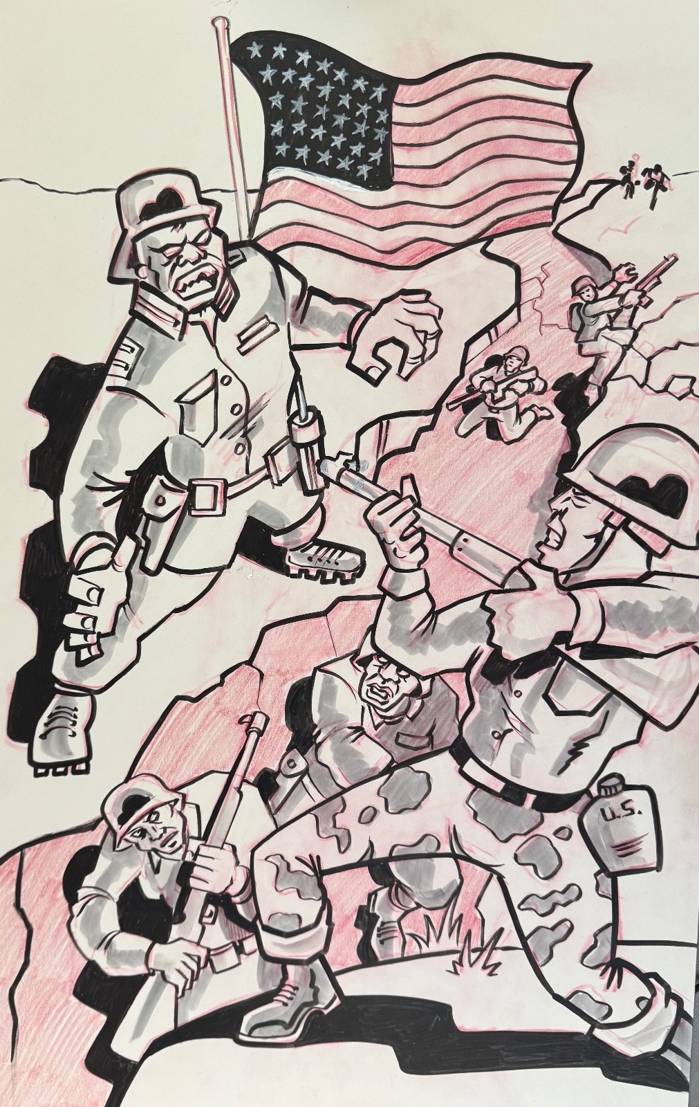 CINEMA MASHUP ** MIKE BENNETT\'S  ORIGINAL  ART   (2025) 10/02/2025