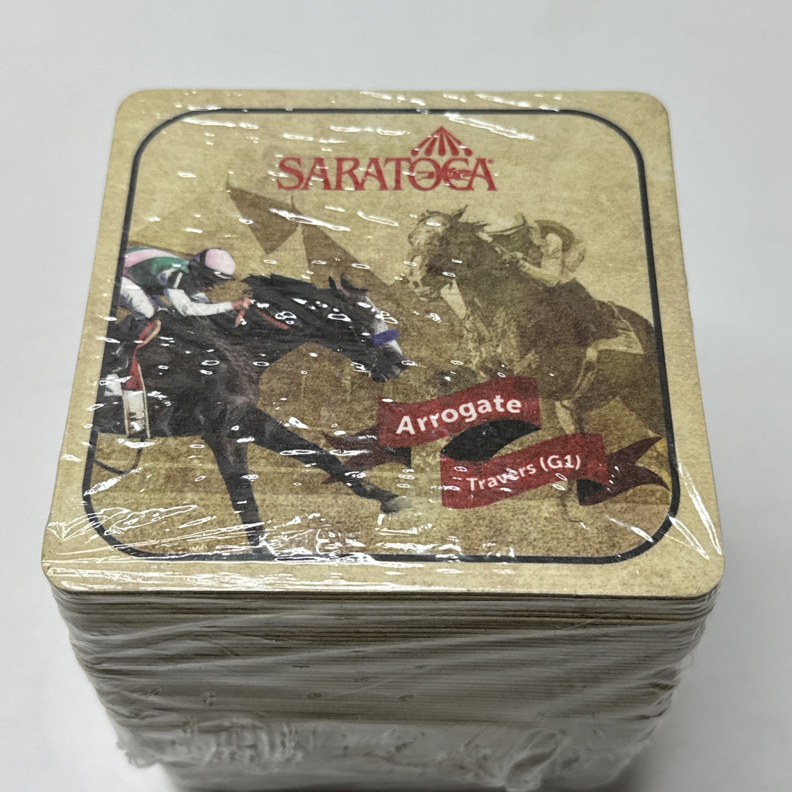 Saratoga Racetrack NYRA Coasters 100pk NEW